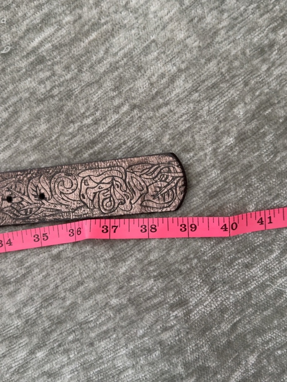 Turquoise Stone Oval Concho Belt - Women Accessories - Picture 2 of 2